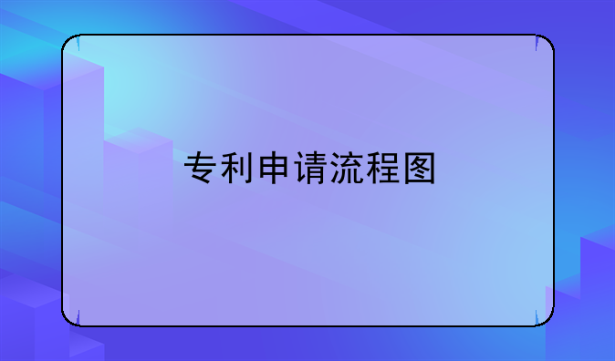 专利申请流程图