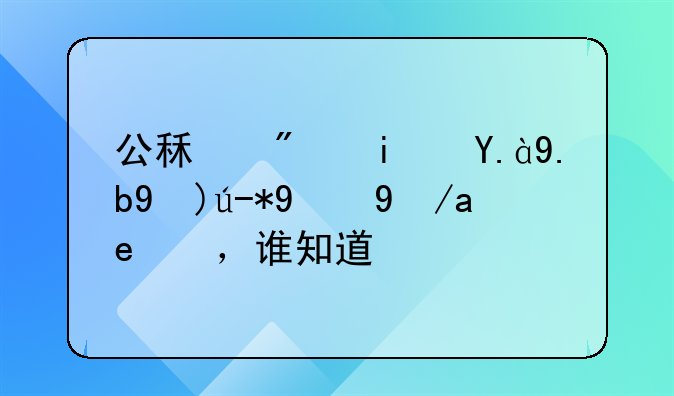 公租房是什么性质的房子，谁知道的