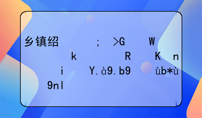 乡镇经济发展局党总支书记是什么级别的干部