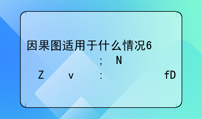 因果图适用于什么情况?主要从哪几个方面去考虑?