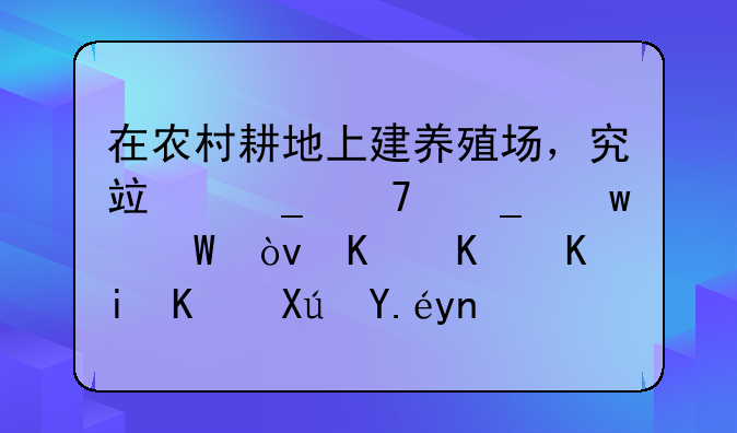 农村养殖土地承包法 新的